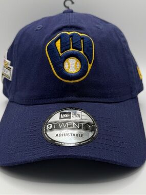 Milwaukee Brewers New Era 9Twenty 2025 Post Season Hat Cap Adjustable Blue